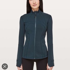 Lululemon define jacket size 4, colour nocturnal teal perfect condition